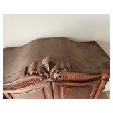 Broyhill Armoire Wardrobe with Carved Crest - Two Doors