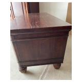 Broyhill Armoire Wardrobe with Carved Crest - Two Doors