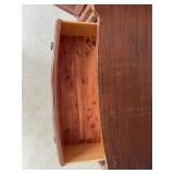 Broyhill Armoire Wardrobe with Carved Crest - Two Doors