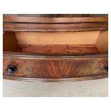 Broyhill Armoire Wardrobe with Carved Crest - Two Doors