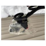 Wrought Iron Garden Tree Lamp with Glass Flowers