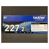 2x Brother TN227 Black Toner Cartridges - 3,000 Page Yield (2PK)