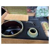 Annie & Mia Design Tea Set - Ceramic Bowl & Accessories