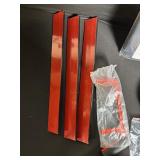 3x Red Rails - Hardware Kit with Cables and Instructions