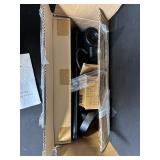 Tension Shower Curtain Rod - Black, Adjustable