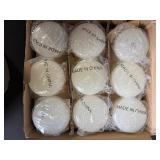 36x Floating Candles - White