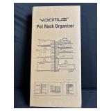 VDOMUS Pot Rack Organizer - Black Metal Kitchen 8+ Pots