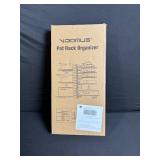 VDOMUS Pot Rack Organizer - Black Metal Kitchen 8+ Pots