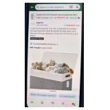 Bagnizer Large Toy Box Chest Gray & White - Kids Storage