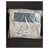 JC Area Rug - Beige/Gray Abstract Pattern