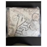 JC Area Rug - Beige/Gray Abstract Pattern