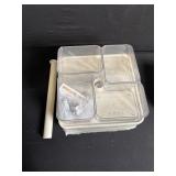 MUKAI 3-Tier Rotating Serving Tray with 8 Removable Compartments