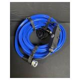 Blue Extension Cable with Inline Switch and Locking-Style Connector