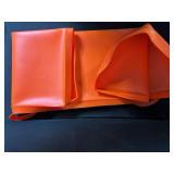 Orange Crossbody Bag - Faux Leather with Strap