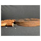 MaxSneo Assembly Kit - Round Wood Discs with Turned Spindles