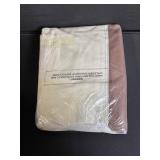 Brown Bed Cover - Beige Exterior with Brown Interior