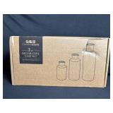 Creative Scents 3-Piece Bamboo Vase Set - Decorative Vases