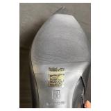 Abbleet Black Leather-Look Ankle Boots - US 10