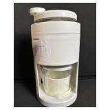 Mageian Ice Crusher - White Manual Countertop Unit