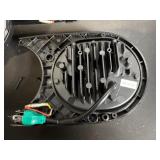 SP Dual-DRL Round LED Headlights - 2-Pack with Mounting Brackets