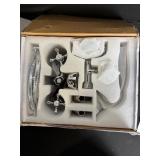 Chrome Widespread 2-Handle Bathroom Faucet Set with Spout