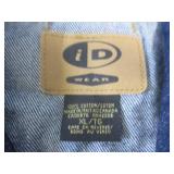 (BR1) iD Wear Denim Jacket Size XL...
