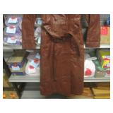 (BR1) Vintage Ohera Leather Long Co...