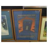 (EW4) Assorted Framed Vintage Print...
