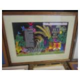 (EW4) Assorted Framed Vintage Print...