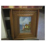 (EW4) Assorted Framed Vintage Print...
