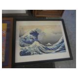 (EW4) Assorted Framed Vintage Print...