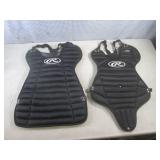 (EW5) 2 Rawlings Catcher Chest Prot...