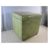 (EC1) Vintage Md-Century Green Viny...