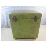 (EC1) Vintage Md-Century Green Viny...