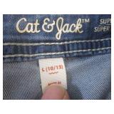 (CS) Cat & Jack Denim Overalls Size...