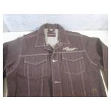(BR1) Davoucci Brown Denim Jacket S...