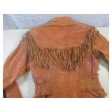 (BR1) Wilsons Leather Fringed Jacke...