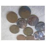 (CNTR) 15 Wheat Pennies...