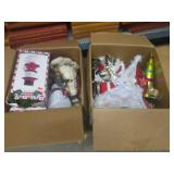 (EC1) 2 Boxes of Misc Christmas Dec...