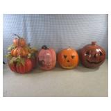 (BSB) 4 Pumpkin Decor Figures...