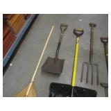 (BS) Shovels, Forks and Rake...