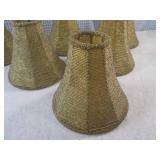 (EC1) Set of 6 Vintage Gold Glass B...