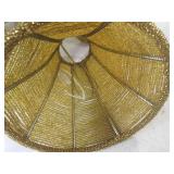 (EC1) Set of 6 Vintage Gold Glass B...