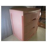 (EW6) Pink 3-Drawer Organizer 25" H...