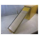 (EC1) Vintage Metal 14-Drawer File ...