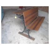 (UD1) Antique Wood and Cast Iron Do...