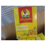 (C-1) 5 Boxes of Golden Raisins 12 ...