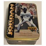 Michael Jordan Baseball Tribute Sett Upper Deck Embossed Metal Cards