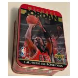 Michael Jordan Upper Deck 6 All-Metal Collector Card Basketball Set