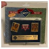Michael Jordan Collectible Pin Set by Upper Deck New in Package